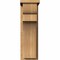Ekena Millwork Yorktown Smooth Corbel w/Backplate, Western Red Cedar, 7 1/2"W x 12"D x 24"H COR08X12X24YOR01SWR - alternate 4